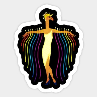 Erte Unicorn Sticker